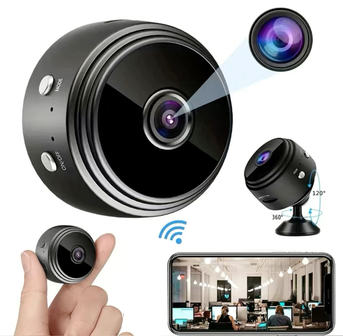 Mini Wireless Security Camera -1080p HD