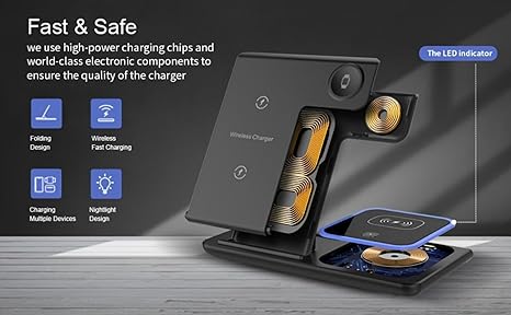 3 in 1 Wireless Charging Compatible with iPhone