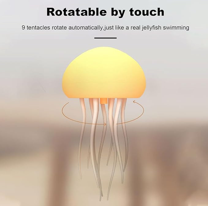 AquaGlow™ Hypnotic Jellyfish Lamp