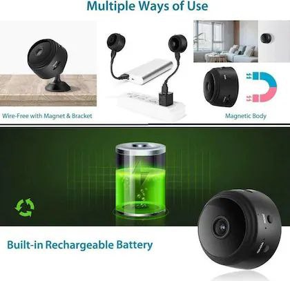 Mini Wireless Security Camera -1080p HD