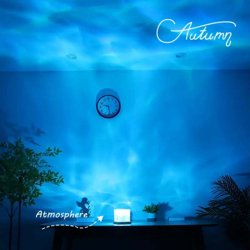 Enzaro Crystal Lamp 🔮 with Dynamic Water Ripple Effect